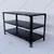 ALIJA 3 Shelf 24 x 41 x 18 Inch ( 2 x 3.5 x 1.5 Ft.) Black Colour Multipurpose Storage Rack(Gauge-22 Gauge Shelves & 16 Gauge Angle)