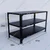 ALIJA 3 Shelf 24 x 41 x 18 Inch ( 2 x 3.5 x 1.5 Ft.) Black Colour Multipurpose Storage Rack(Gauge-22 Gauge Shelves & 16 Gauge Angle)