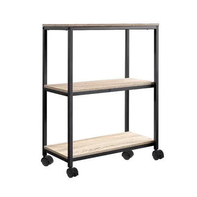 Awni 36 x 24 x 13.5 Inch 3 Wooden Shelves Adjustable Movable Rack For Multipurpose Uses
