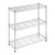 Rackwell 30 x 30 x 14 Inches 3-Shelves Stainless Steel Boltless Rack For Multipurpose Uses