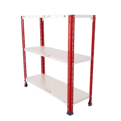 ALIJA 36 x 35 x 12 Inches 3 Shelves Multipurpose Storage Rack With Accessories(Gauge-24 gauge shelves 18 gauge angle,Color-Black)