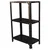Menage 36 x 23 x 12 Inch 3 Shelves Multipurpose Storage Rack With Accessories