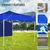 ORILEY 10 x 10 Feet (Blue) Foldable Gazebo Tent with 3 Side Open/Pop-up for Outdoor & Terrace Garden