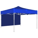 ORILEY 10 x 10 Feet (Blue) Foldable Gazebo Tent with 3 Side Open/Pop-up for Outdoor & Terrace Garden