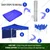 OUTO 10 x 10 Feet (Blue) Foldable Gazebo Tent with 3 Side Open/Pop-up For Garden and Promotional Activity 