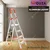 Houza Anti-Slip 4 Step Aluminium Foldable Ladder (HZ-AQUA-04-01)