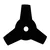 RBD 3 Teeth Steel Blade For Petrol Brush Cutter