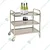 Premium Quality 3 tier Stainless Steel Service/Bar Trolley on Wheels for Commercial Uses