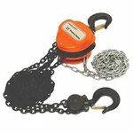 Heavy Duty 3 Ton 3 Meter Double Fall Chain Pulley Block, 3 Meter Standard Lift With 8 mm Load Chain