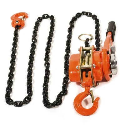 Nutronics 3 Ton 3 Meter Ratchet Lever Block Chain Hoist Heavy Duty Come Along Puller