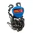 Damar 3 Ton 3 Meter Double Fall Chain Pulley Block With 3 Meter Standard Lift- 8 mm Load Chain Dia
