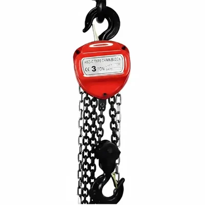 Heavy Duty 3 Ton 8 mm Chain Pulley Block - Double Fall(Chain Length-6 Meter)
