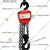 Heavy Duty 3 Ton 8 mm Chain Pulley Block - Double Fall(Chain Length-6 Meter)