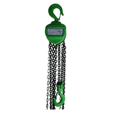 Turtle 3 Ton Chain Pulley Block With 8 Meter Lifting Height, 8 meter & 8mm Load chain, Double Fall
