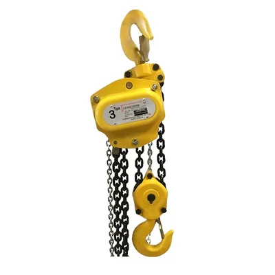 Ferreterro 3 Ton Single Fall Chain Pulley Block (ISI Marked) (LL030)(Chain Length-3 meter)