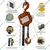 TUFLIFT 3 Ton Double Fall HSC Type Chain Pulley Block, 8 mm Load Chain Diameter(Chain Length-3 meter)