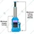 Leo 3 Ton Capacity Hydraulic Bottle Jack For Mid-Size Cars, SUV- 340 mm Max. Lifting Height