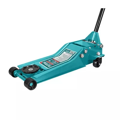 Total 3 Ton Double Piston Floor Trolley Jack, Low Profile for Commercial Vehicles- 515 mm Max. Lifting Height, THT10834