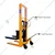 HT 3 Ton Hand & Foot Operated Manual Hydraulic Stacker With 1600 mm Maximum Lifting Height, Fork Size (L x B)-900 x 740 mm