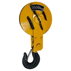 Heavy Duty 3 Ton Load Capacity Pulley With Latch For CD1 Electric Wire Rope Hoist
