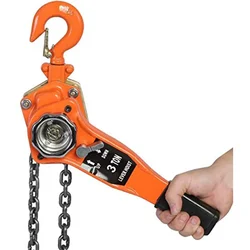VOLTZ 3 Ton Ratchet Lever Chain Hoist Block, 1.5 meters Lifting Height With 6 Month Manufacturing Warranty