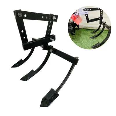Heavy Duty 3 Tyne Cultivator Attachment With Extension For 2 Stroke 63 CC Mini Tiller