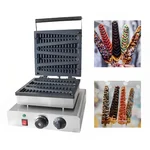 Commercial  4 Slot Lolly Stick Waffle Maker Machine