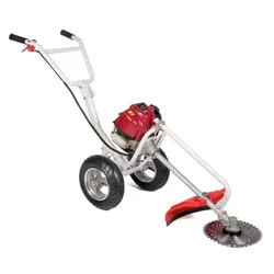 Neptune BC-360W, 35 cc 4 Stroke Petrol Engine Hand Push Brush Cutter with Wheels