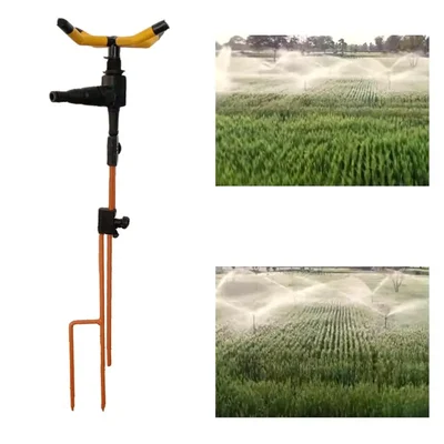 UNISON 1109 Single Stage 4 Arms Adjustable Sprinkler for Agriculture Field, Lawns, Golf Courses (Pack Of 2)