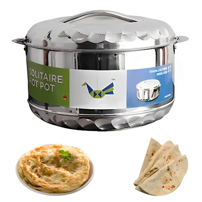 Premium Quality Stainless Steel Casserole/Hotpot, 40 Liters Capacity