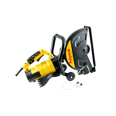 Polymak Electric Concrete Cutter 3200 Watt 355 mm 14 Inch Blade Heavy Duty Masonry Saw 4800 RPM (PM355RS)