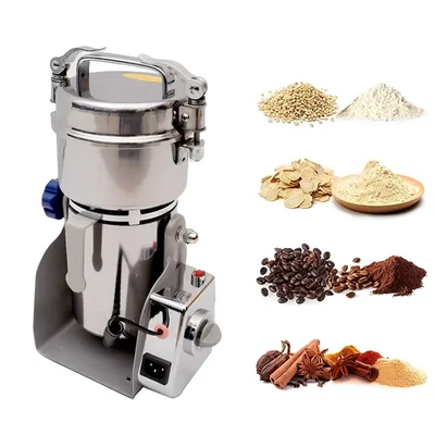 Heavy Duty 400gm Electric Dry Masala & Herbs Grinder Swing Type 1500W with Free Accessories 