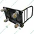 UTC Heavy Duty 300 Kg Load Capacity Foldable Platform Trolley With Metal Platform & Steel Handle (70x50x20Cm)