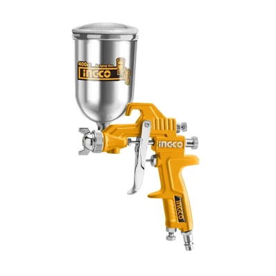 Ingco 400ml 1.5mm Stainless Steel Nozzle Air Spray Paint Gun (ASG4042)