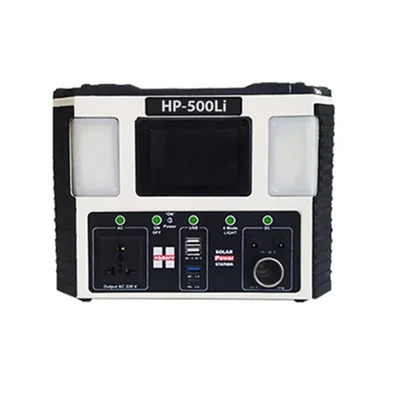 HPM 400VA Solar Inverter Power Station With In-built Lithium Battery (HP-500Li), 1 Year Warranty.
