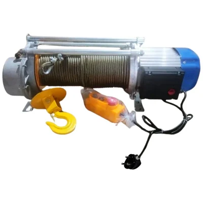 4G 1500 KG 4.0 KW KCD Electric Winch With 8 MM & 70 Meter Wire Rope