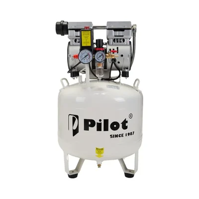 Pilot 40L 750W Round Tank Oil-Free Silent Air Compressor (PL-OF40C)