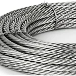 Premium Quality Imported 19 x 7 mm 40 Meter Mild Steel Wire Rope, Grade-MS 1770