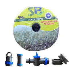20 Pcs Agricultural Rain Pipe 40mm 350 micron, 100m Length