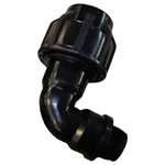 40Mm Plastic 90 Degree Union Elbow Quick Connector High Pressure Resistance Irrigation Watering Fittings (Pack Of 10)
