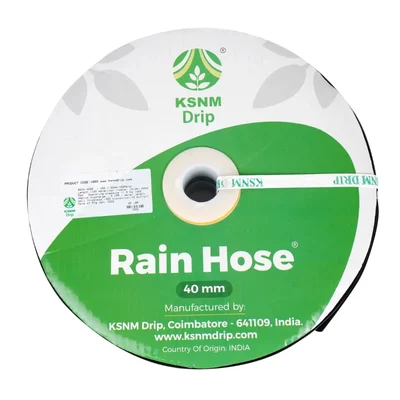 KSNM 350 micron 40 mm 100 meter Rain Hose Pipe | Suitable for Irrigation Purpose