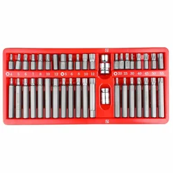 Eastman 40 Pcs Chrome Vanadium Steel Bit Socket Set (E-3004)