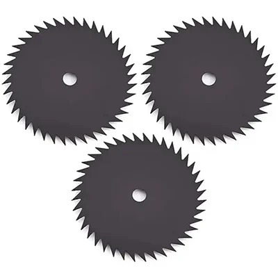 Heavy Duty 3 Pieces of 40 Teeth Black Carbon Steel Blade for Petrol Brush Cutter, BC-163