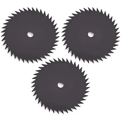 Heavy Duty 3 Pieces of 40 Teeth Black Carbon Steel Blade for Petrol Brush Cutter, BC-163