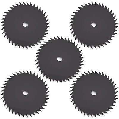 Heavy Duty 5 Pieces of 40 Teeth Black Carbon Steel Blade for Petrol Brush Cutter, BC-163
