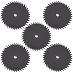 Heavy Duty 5 Pieces of 40 Teeth Black Carbon Steel Blade for Petrol Brush Cutter, BC-163