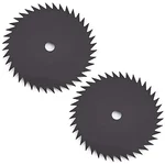 Heavy Duty 2 Pieces of 40 Teeth Black Carbon Steel Blade for Petrol Brush Cutter, BC-163