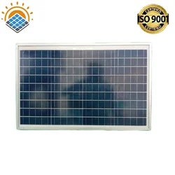 Khetpal 40 W Solar Panel for Off-grid System, Industrial & commercial Usage and for Electric Vehicles Charging Station