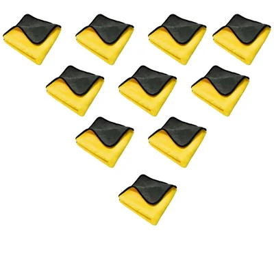 Shakti Technology 40 x 60 cm Microfiber Cloth 1000 GSM, For Car Bike Cleaning Polishing Washing & Detailing(Pack-10 pcs)