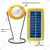 Sun King Pro 400 Super Bright Emergency Solar Light with USB Mobile Charging - 5.5 Watt and 3 Days Battery Backup